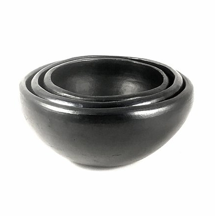 Black Pottery soep kom M - Afbeelding 3