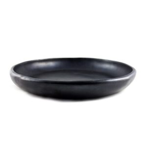Black Pottery plat bord L
