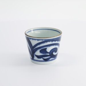 blauw/witte kopje dessin 4