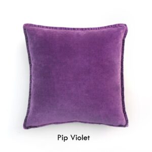 stonewashed velvet violet kussen 60x30