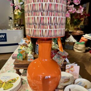 oranje lampenvoet